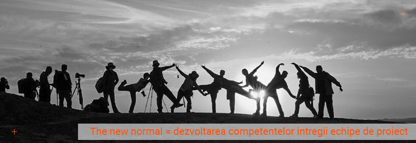 The new normal = dezvoltarea competentelor intregii echipe de proiect